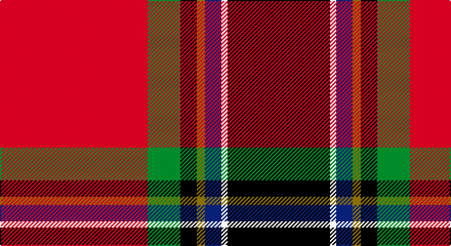 R/144 G32 K16 Y8 DB16 W6 K/100 tartan