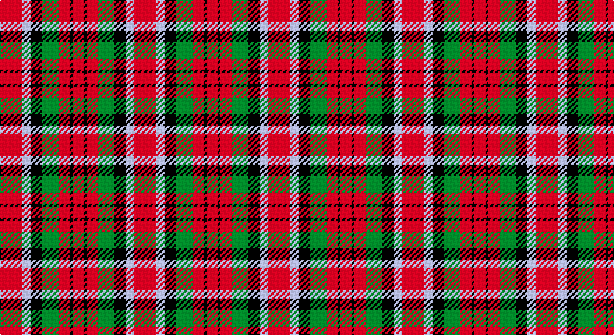 R/16 LB6 K8 G12 R8 K2 R/8 tartan