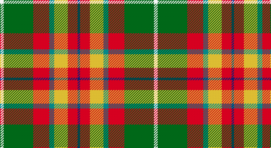 W/6 DG48 R26 G8 LY22 R16 DB/4 tartan