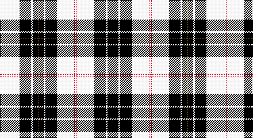 W/3 R1 W30 K20 W3 K9 Y/1 tartan