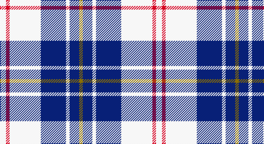 W/10 R6 W52 DB42 W6 DB16 Y/6 tartan