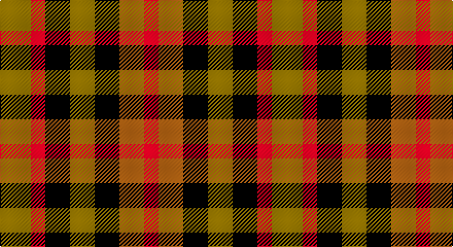 Y/30 R14 K24 Y24 K24 O24 R/14 tartan