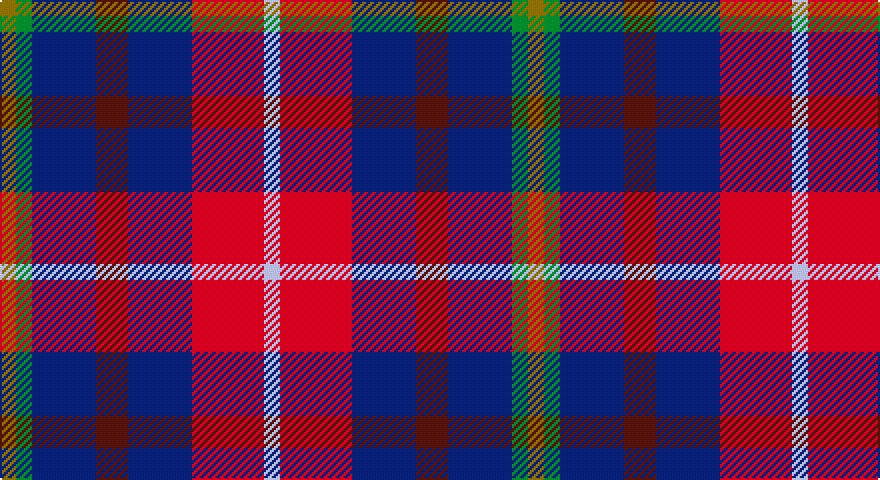 Y/8 G8 DB32 DR16 DB32 R36 LB/8 tartan