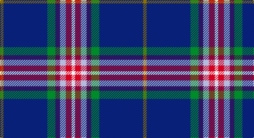Y/6 DB76 G14 DP8 LB10 R10 W/6 tartan