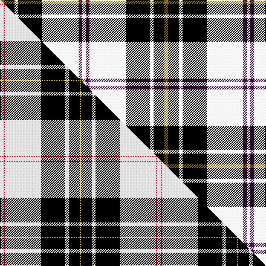this sett (top) woven against the master sett (bottom)