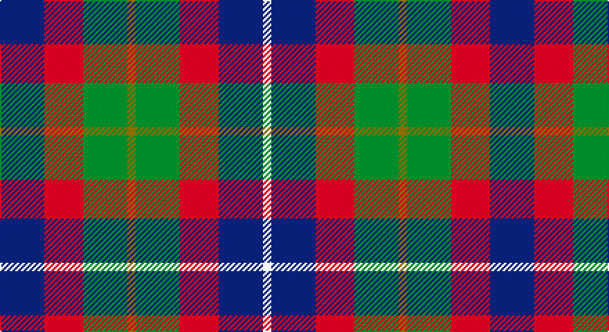 DB/32 R28 G32 Y6 G32 R28 DB32 W/6 tartan