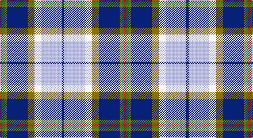 R/4 G4 Y4 DB36 Y12 W12 LB36 DB/4 tartan
