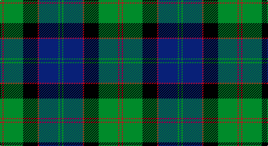 G/4 R2 G32 K24 R2 DB32 G2 DB/4 tartan