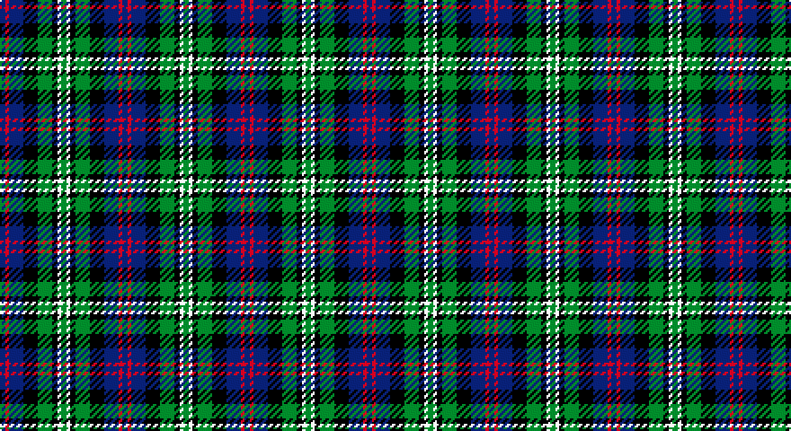DB/3 R2 DB8 K8 G8 K3 W2 G/3 tartan