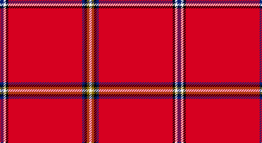 DB/6 W4 K4 R124 DB4 K4 Y4 W/4 tartan