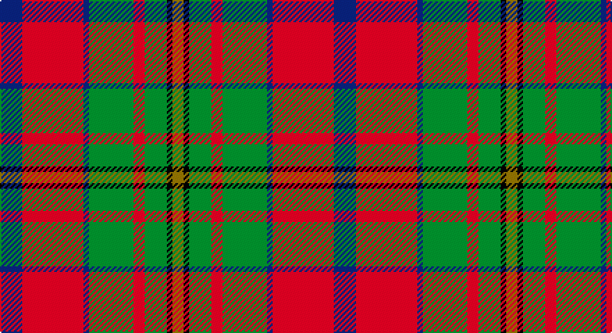 DB/16 R44 DB4 G32 R8 G16 K4 Y/8 tartan