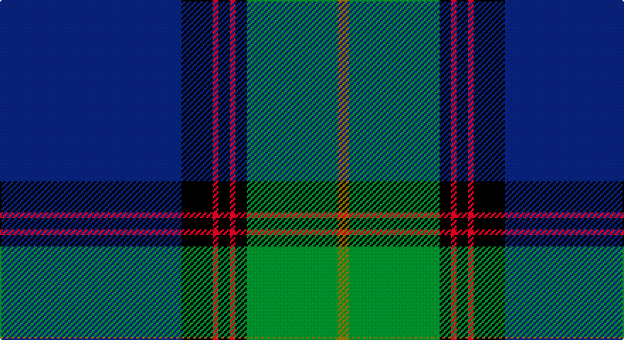 DB/128 K22 R4 K8 R4 K8 G64 Y/8 tartan