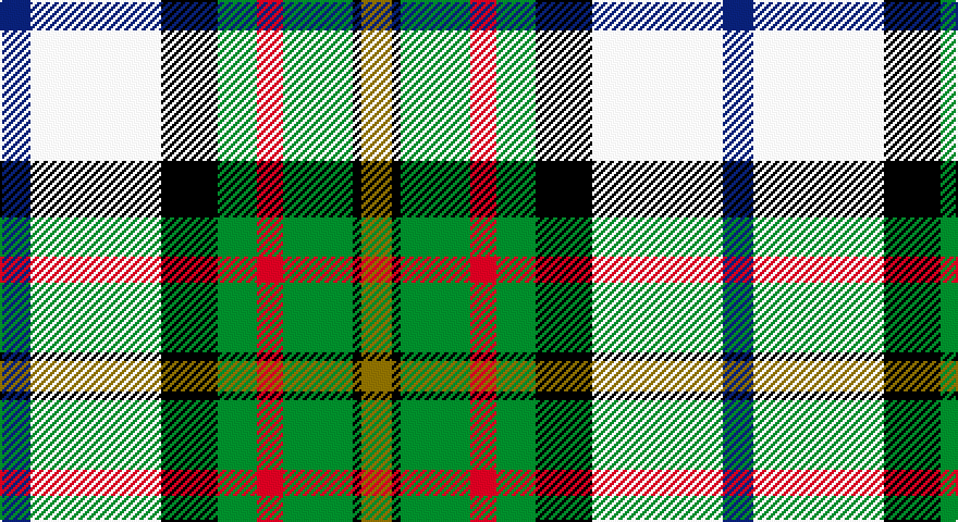 DB/14 W60 K26 G18 R12 G32 K4 Y/14 tartan