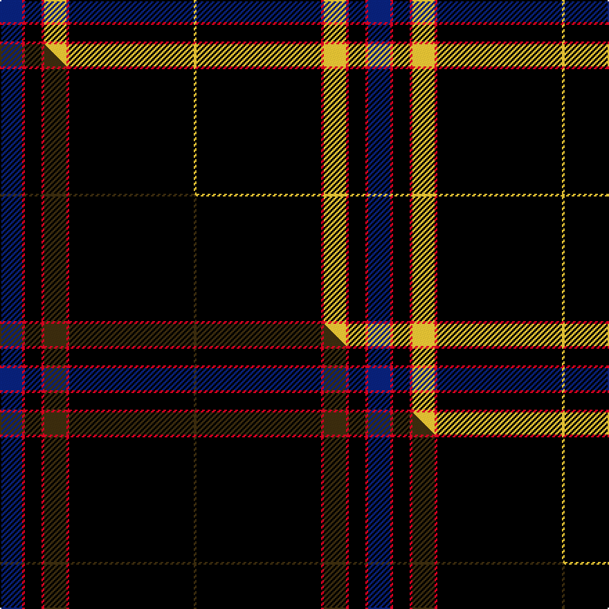 this sett (top) woven against the master sett (bottom)