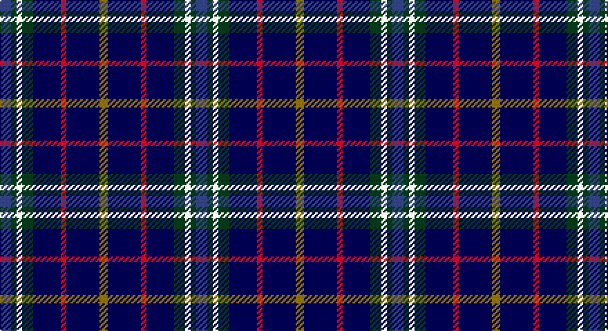 DBi/8 DG4 W4 DG8 DB20 R4 DB24 Y/6 tartan