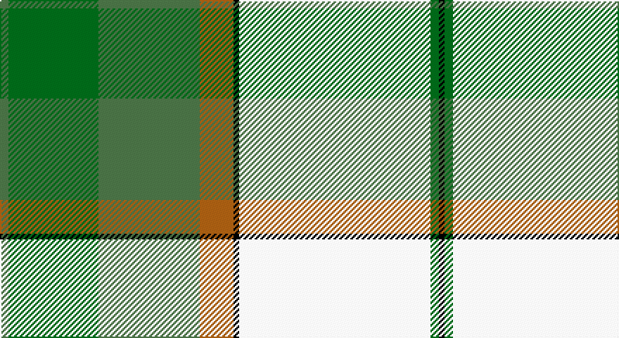 G/6 DG64 G72 O24 K4 W136 DG6 K/4 tartan