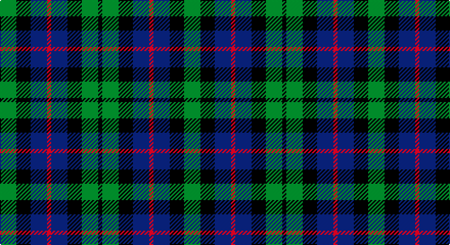 G/16 K14 DB16 R4 DB16 K14 G16 K/4 tartan