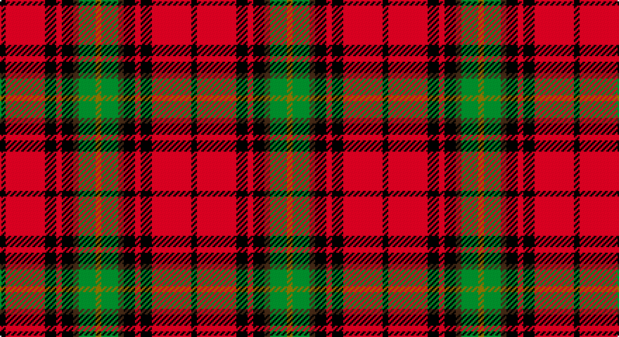 K/4 R28 K8 R4 K8 DO4 G12 Y/4 tartan