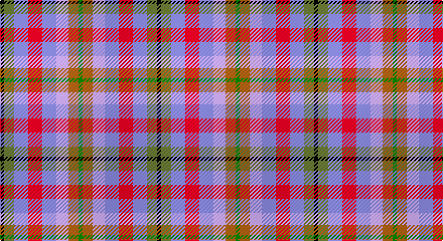K/4 G10 B14 R14 B14 LP12 O10 Gi/4 tartan