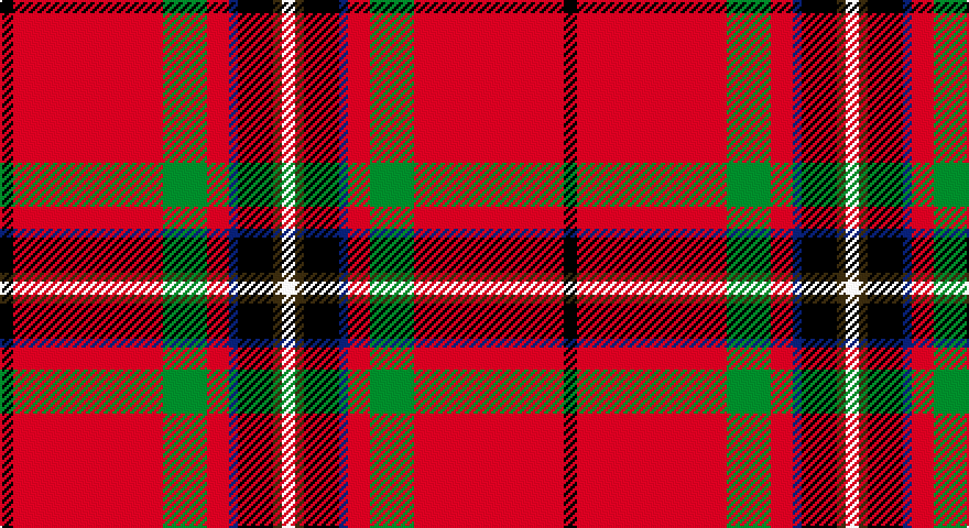 K/6 R68 G20 R10 DB4 K16 DY4 W/6 tartan