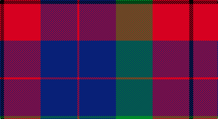 K/8 R74 DB74 R4 DB74 G74 R74 K/8 tartan