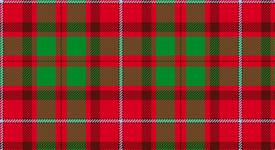 LB/5 K1 R30 DR15 R8 G30 R8 DR/2 tartan
