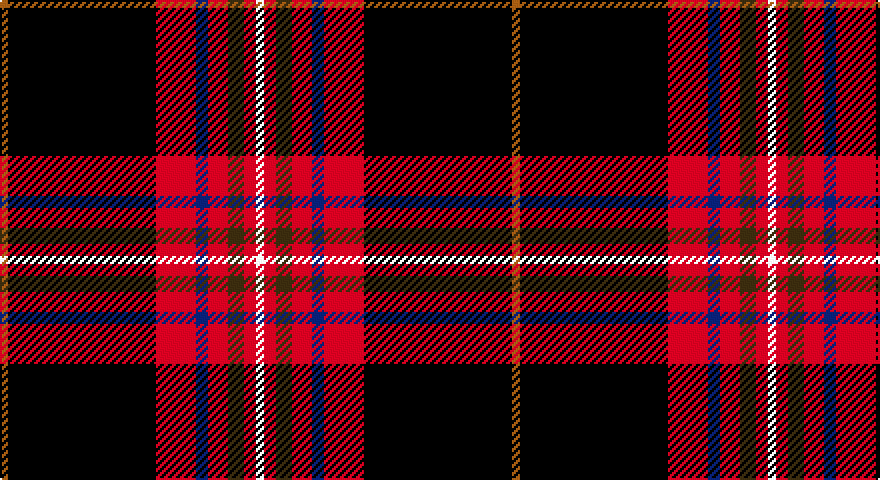 O/4 K74 R20 DB6 R10 DY8 R6 W/4 tartan