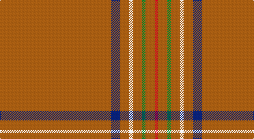 O/192 DB16 O16 W6 O16 G6 O16 R/6 tartan