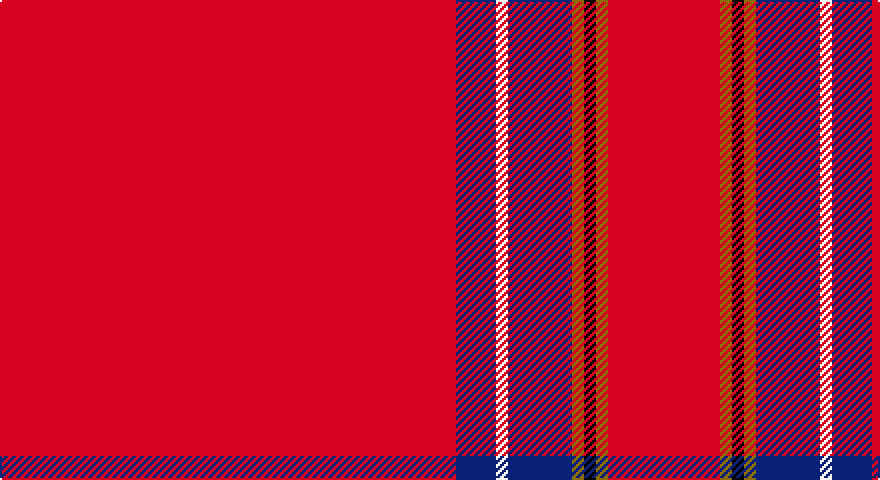 R/228 DB20 W6 DB32 Y6 K6 Y6 R/56 tartan