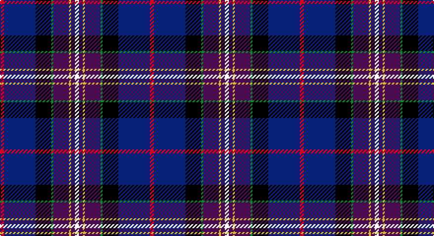 R/4 DB32 K16 G2 DP16 LY2 DP4 W/4 tartan