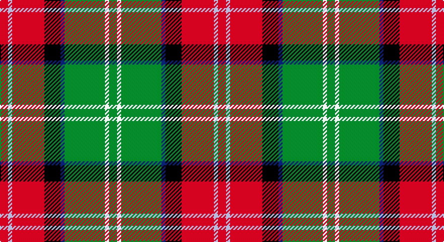 R/8 LB4 R32 K16 DB4 G40 W4 G/8 tartan