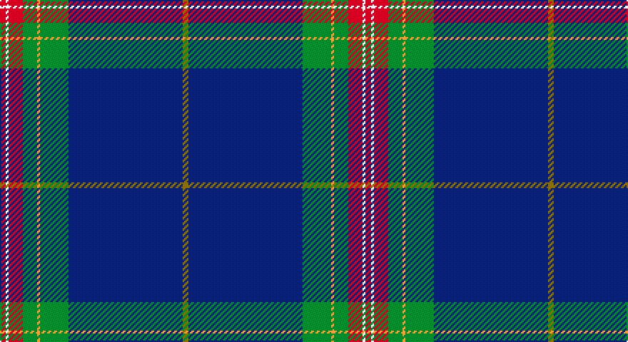 R/4 W2 R10 G10 LO2 G20 DB80 Y/4 tartan