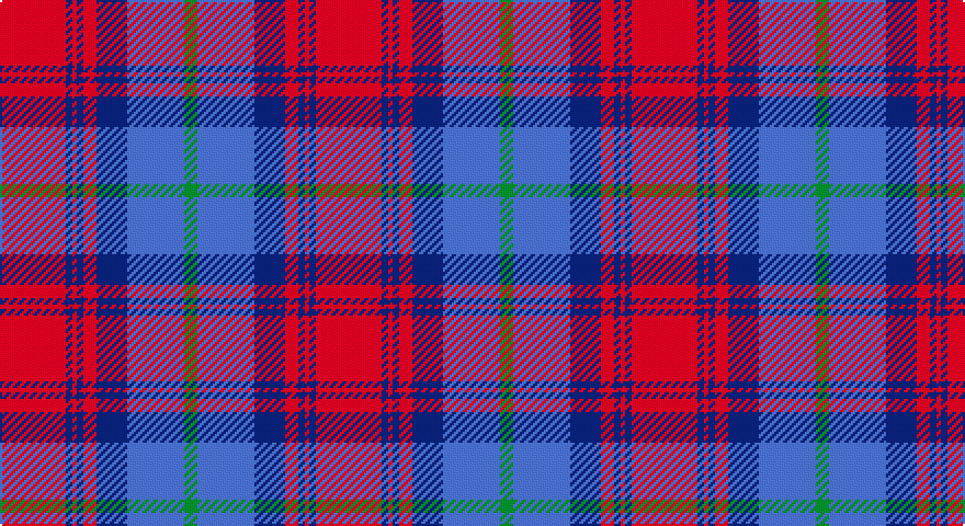 R/30 DB3 R2 DB3 R6 DB14 B26 G/6 tartan