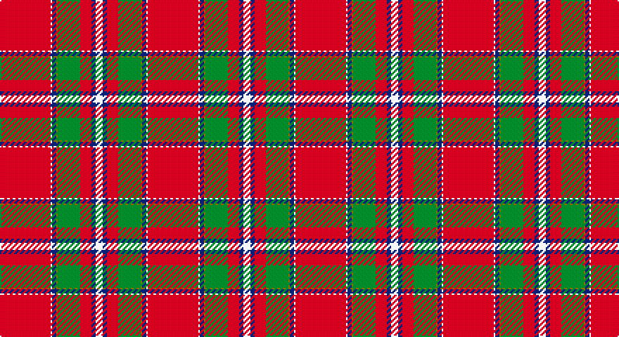 R/36 W1 DB3 Y1 G16 R8 DB3 W/5 tartan
