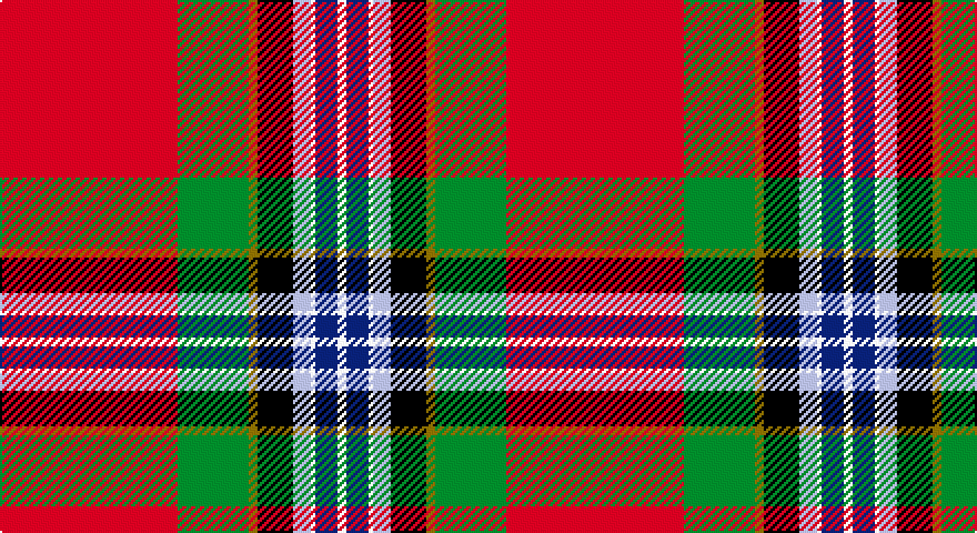 R/80 G32 Y4 K16 LB8 W2 DB10 W/4 tartan