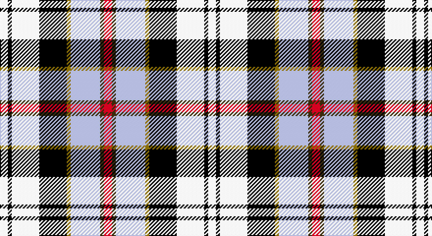 W/8 K4 W28 K28 Y4 LB30 DY4 R/8 tartan