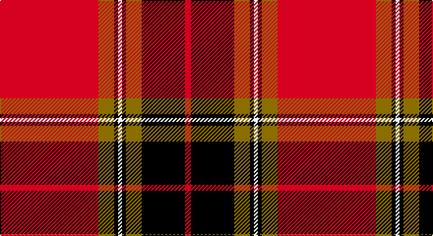 R/100 Y16 K4 W4 K4 Y16 K44 R/6 tartan