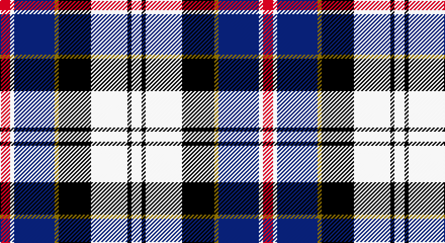 R/10 W4 DB40 Y4 K32 W36 K4 W/10 tartan