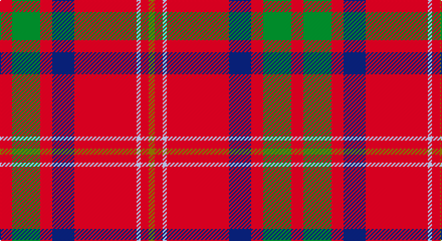 R/12 G28 R12 DB22 R62 LB4 R8 Y/6 tartan
