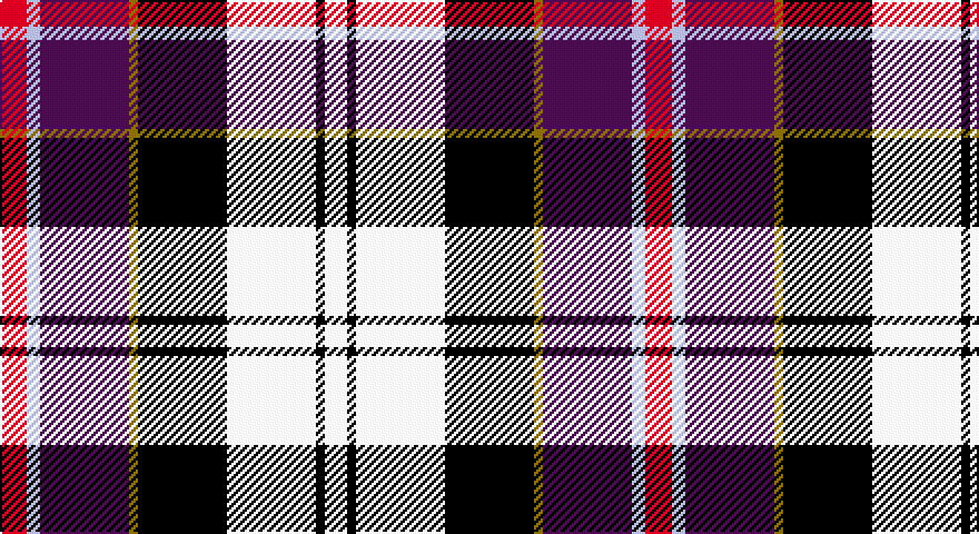 R/12 LB6 DP40 Y4 K40 W40 K4 W/10 tartan
