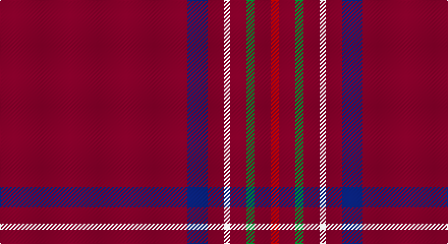 R/184 DB20 R16 W6 R16 G8 R16 Ri/8 tartan