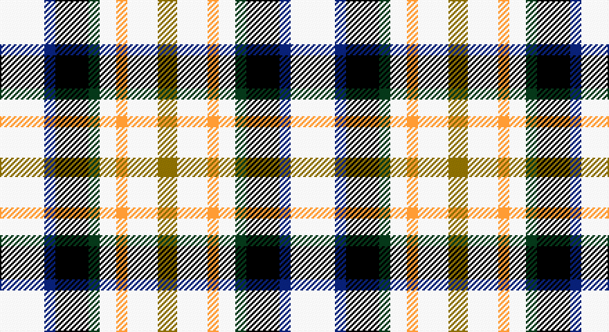 W/32 DB8 K24 DG8 W12 LO8 W22 Y/14 tartan