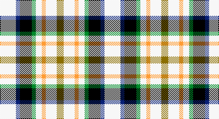 W/32 DB8 K24 G8 W12 LO8 W22 Y/14 tartan