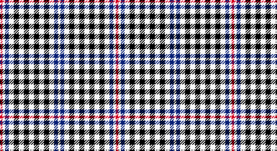W/8 K8 W8 K8 W8 DB6 W4 R/4 tartan