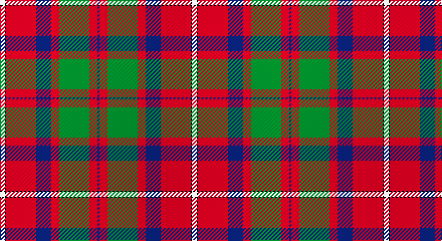 W/5 K1 R30 DB15 R8 G30 R8 DB/2 tartan