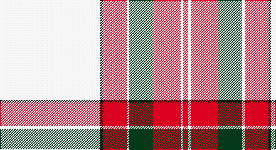 W/160 K4 R38 W4 DG38 R44 W4 R/8 tartan