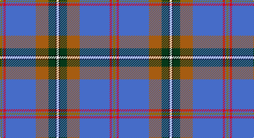 Y/4 B2 R4 B52 O22 DG12 K2 W/4 tartan