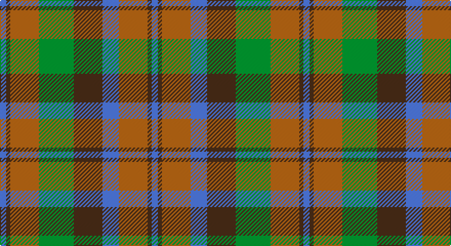 B/6 DO4 O28 G34 DO28 B16 O28 DO4 B/6 tartan