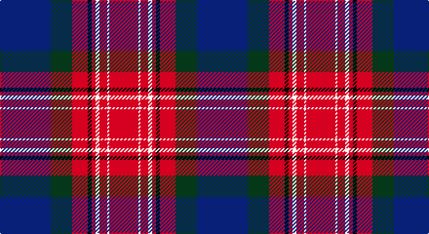 DB/52 DG22 R16 K4 R4 W4 R8 W2 R/30 tartan