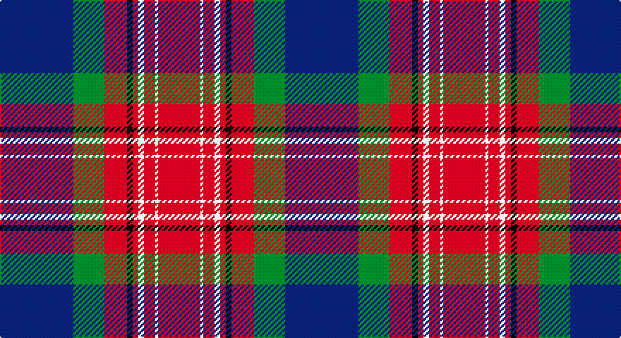 DB/52 G22 R16 K4 R4 W4 R8 W2 R/30 tartan